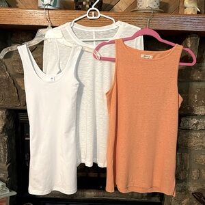 Set of Three Tops, Caslon, Madewell, BP all XXS NWOT